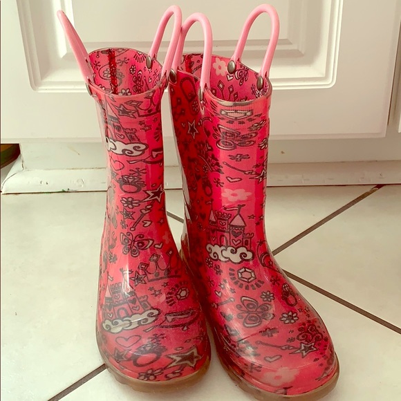 Western chief light up rain boots size us 10 - Picture 1 of 1